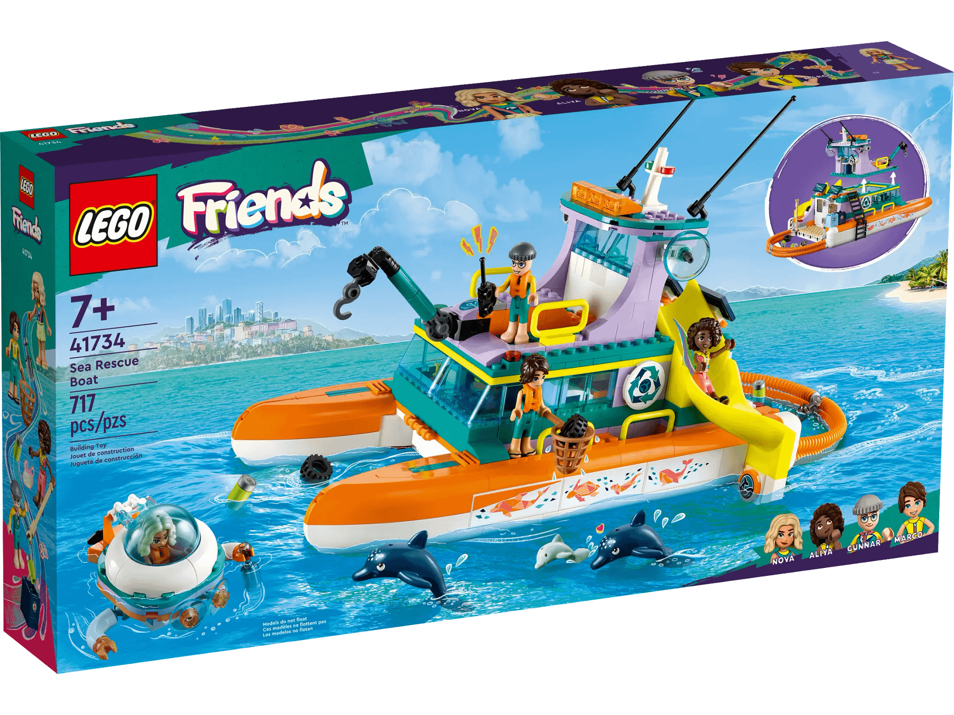 LEGO® 41734 Sea Rescue Boat - Friends