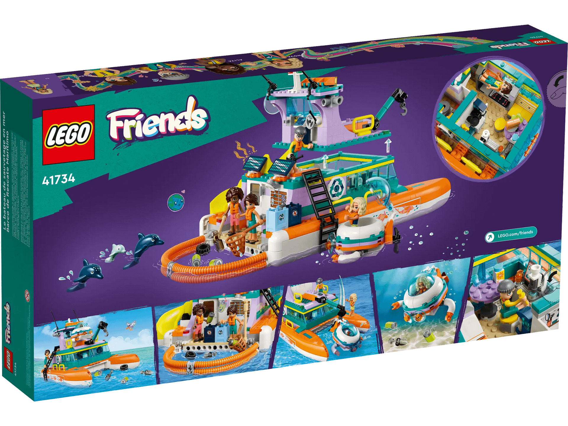 LEGO® 41734 Sea Rescue Boat - Friends
