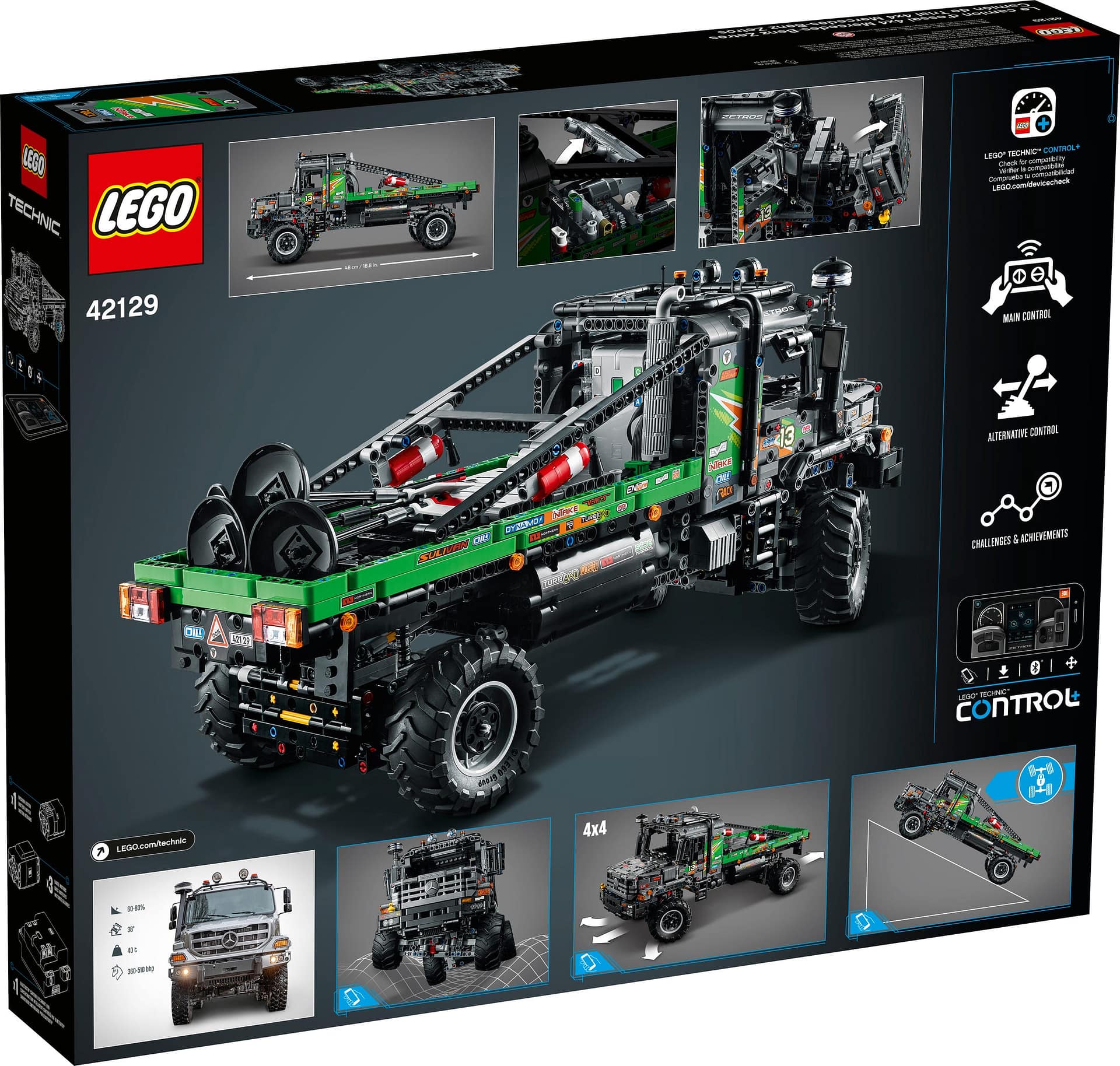 LEGO® 42129 4x4 Mercedes-Benz Zetros Trial Truck - Technic