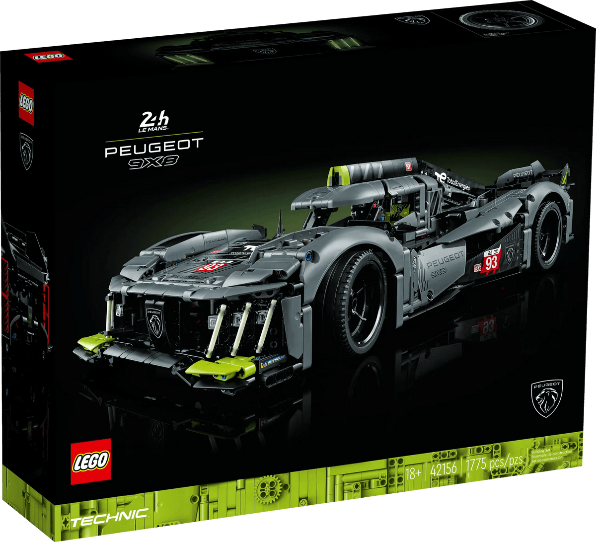 LEGO® 42156 PEUGEOT 9X8 24H Le Mans Hybrid Hypercar - Technic
