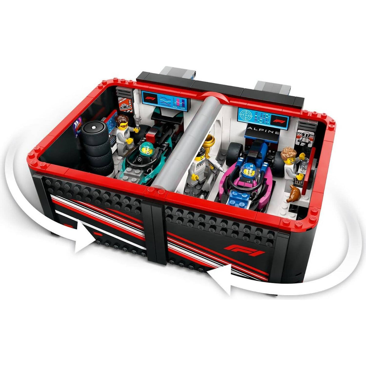 LEGO® 60444 F1 Garage & Mercedes-AMG & Alpine Cars - City