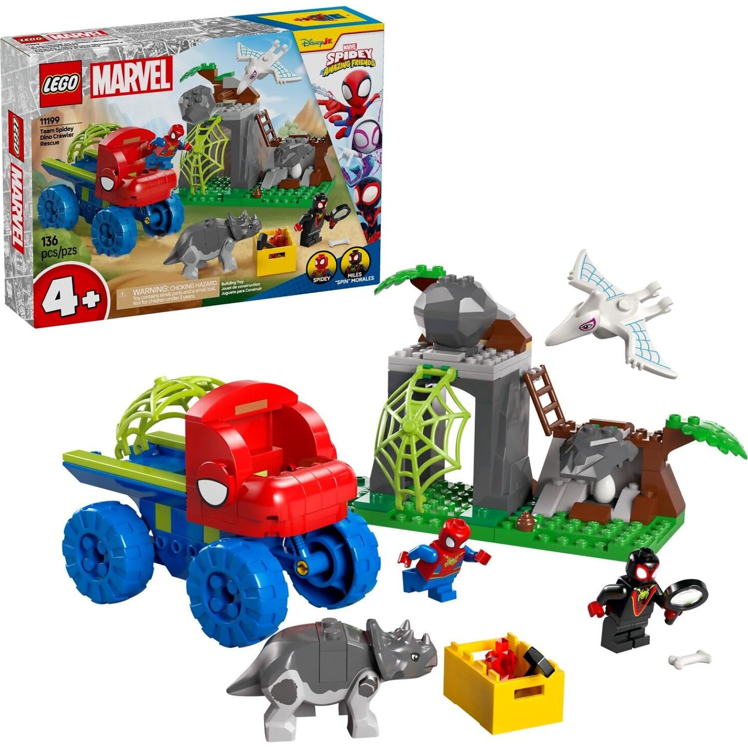 LEGO® 11199 Team Spidey Dino Crawler Rescue - Spidey Marvel Super Heroes 4+