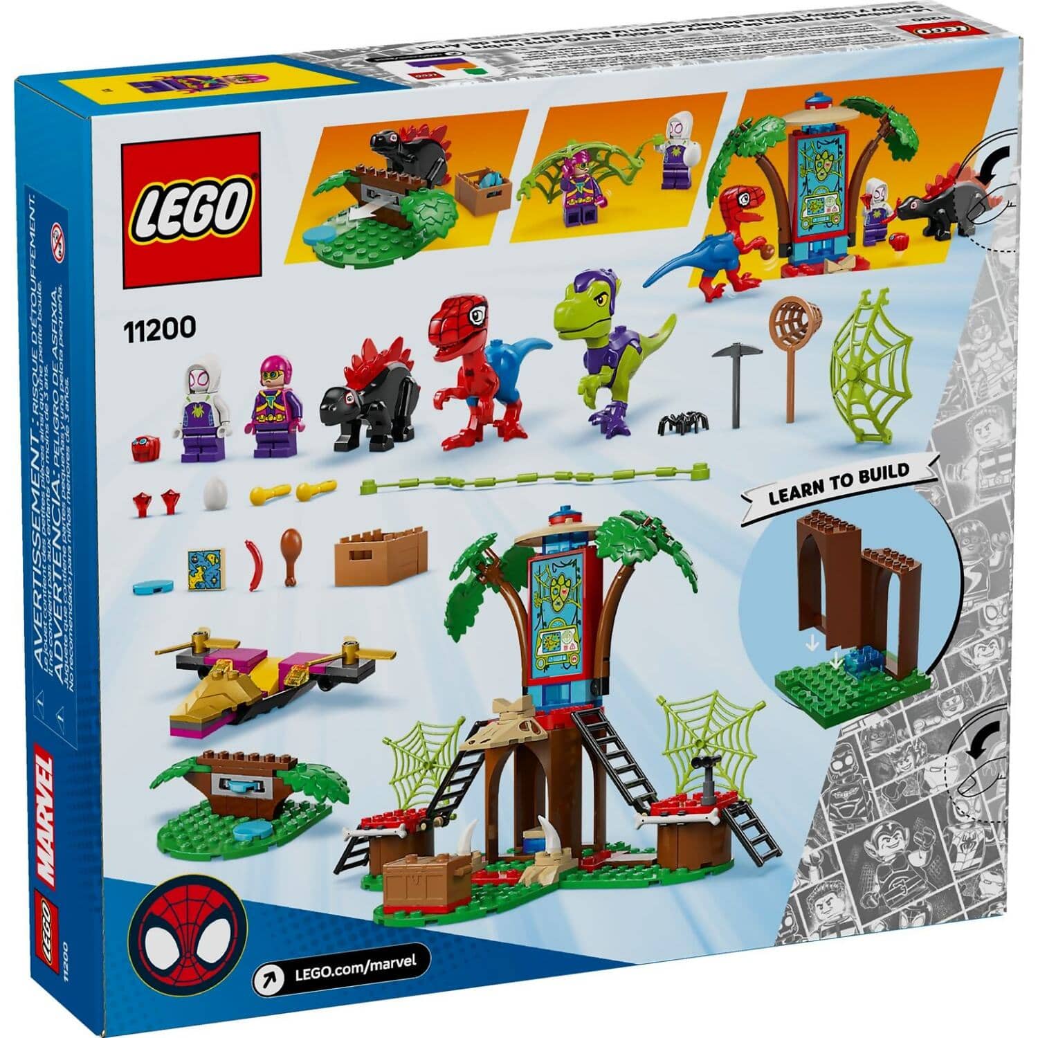 LEGO® 11200 Spidey and Gobby's Raptor Battle at Tree House HQ - Spidey Marvel Super Heroes 4+