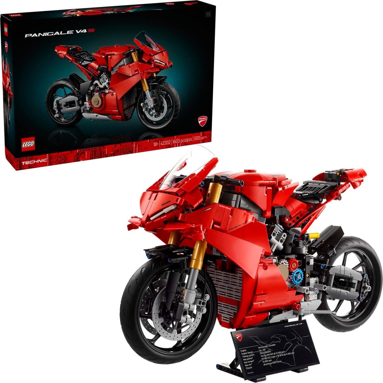 LEGO® 42202 Ducati Panigale V4 S Motorcycle - Technic