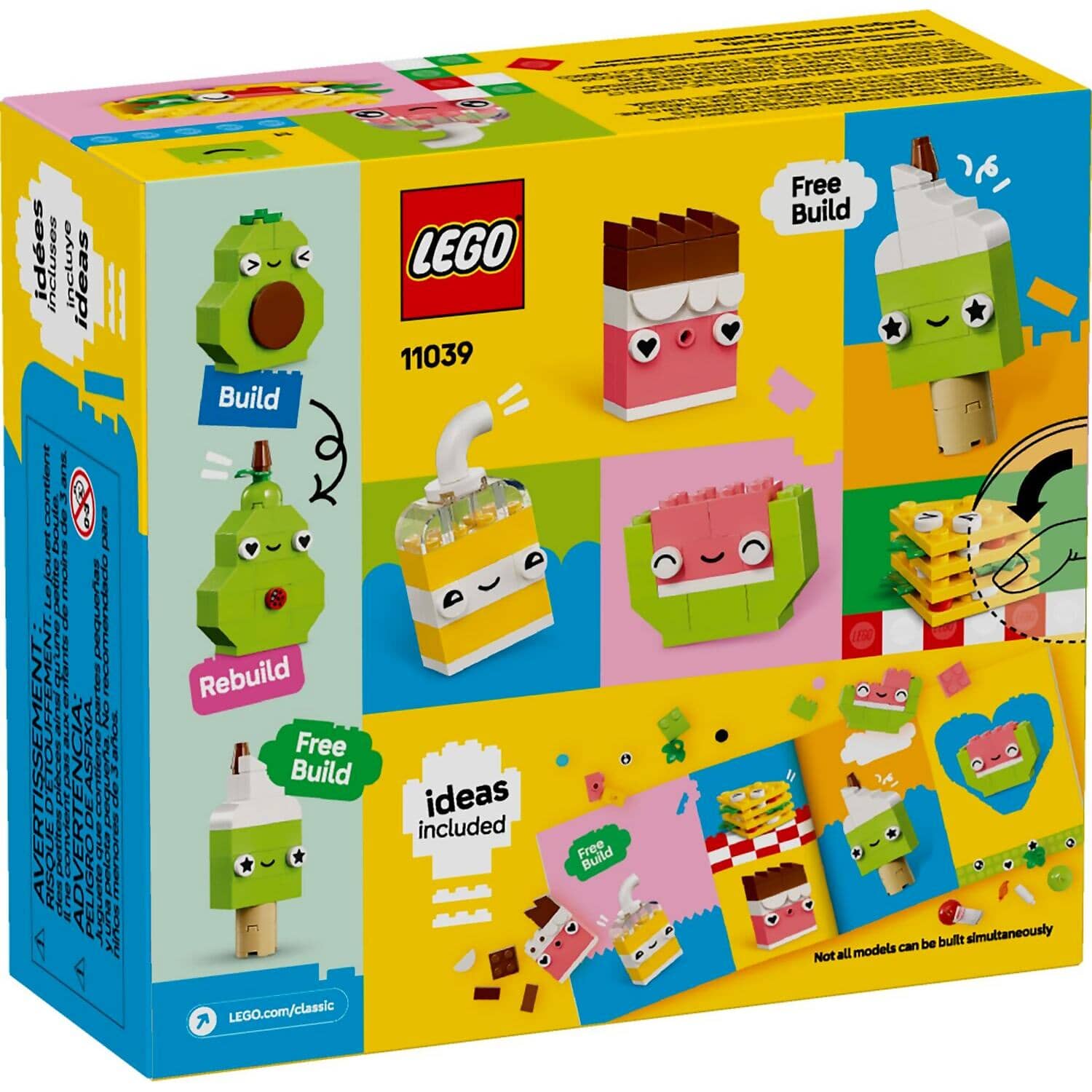 LEGO® 11039 Creative Food Friends - LEGO® Classic 4+