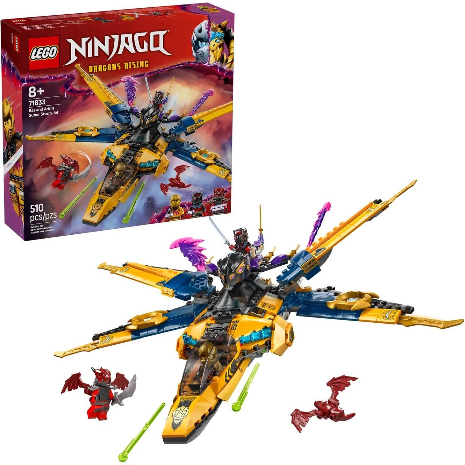 LEGO® 71833 Ras and Arin's Super Storm Jet - NINJAGO®