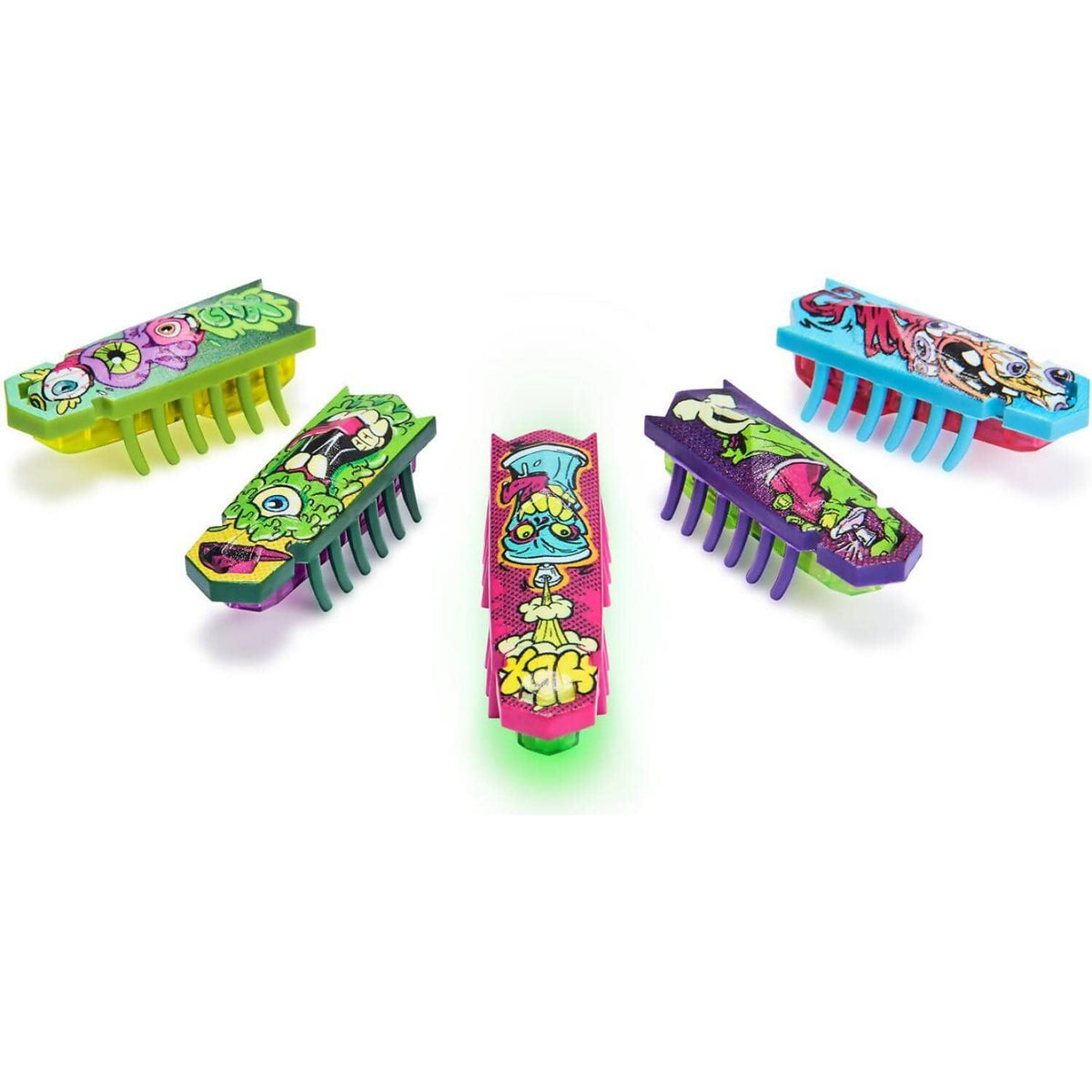 Hex Bots - Nano 5 Pack 4 Nano Bugs With Bonus Flash Nano