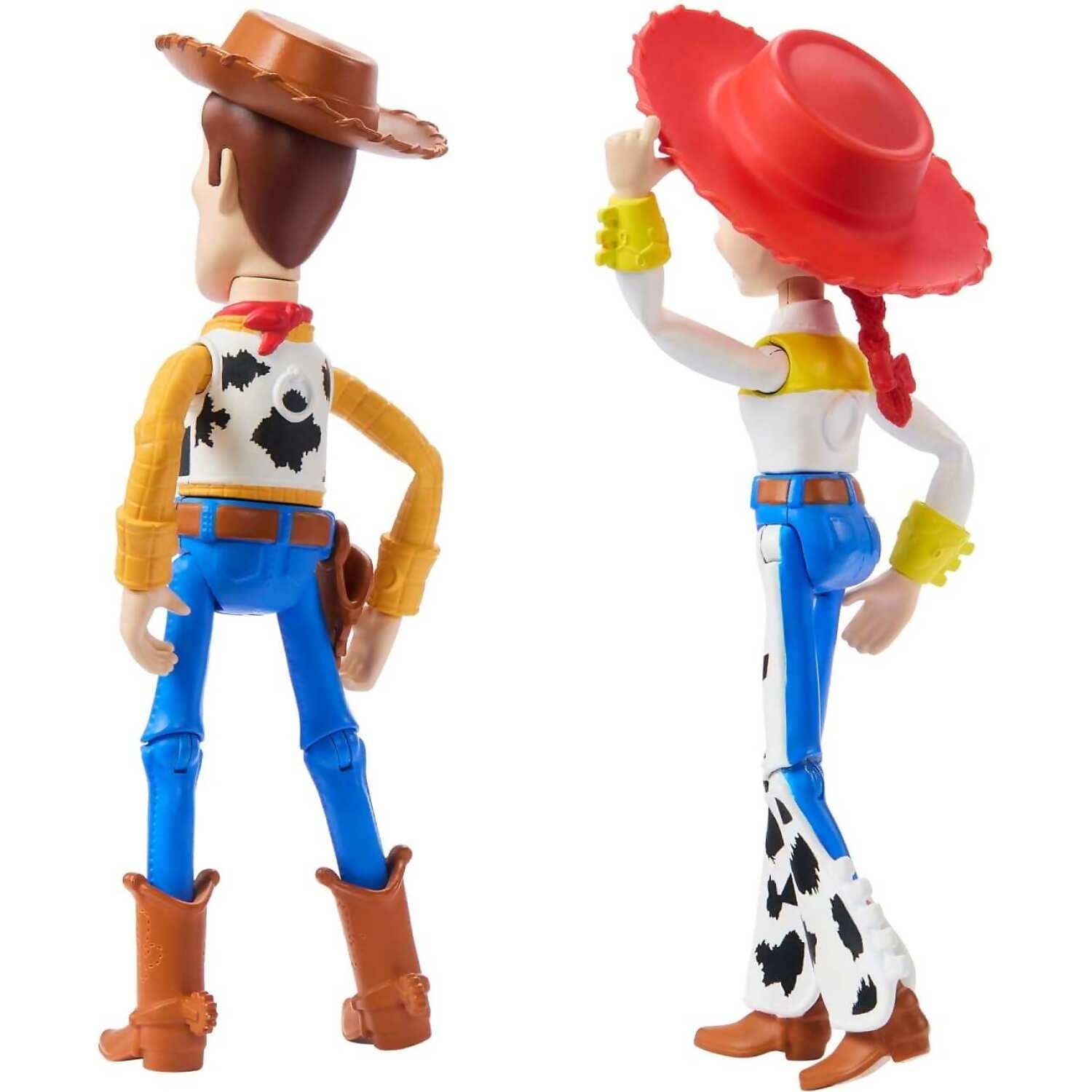 Disney Pixar - Woody & Jessie Action Figure Pack 7-inch Scale Posable 2 Pack - Mattel