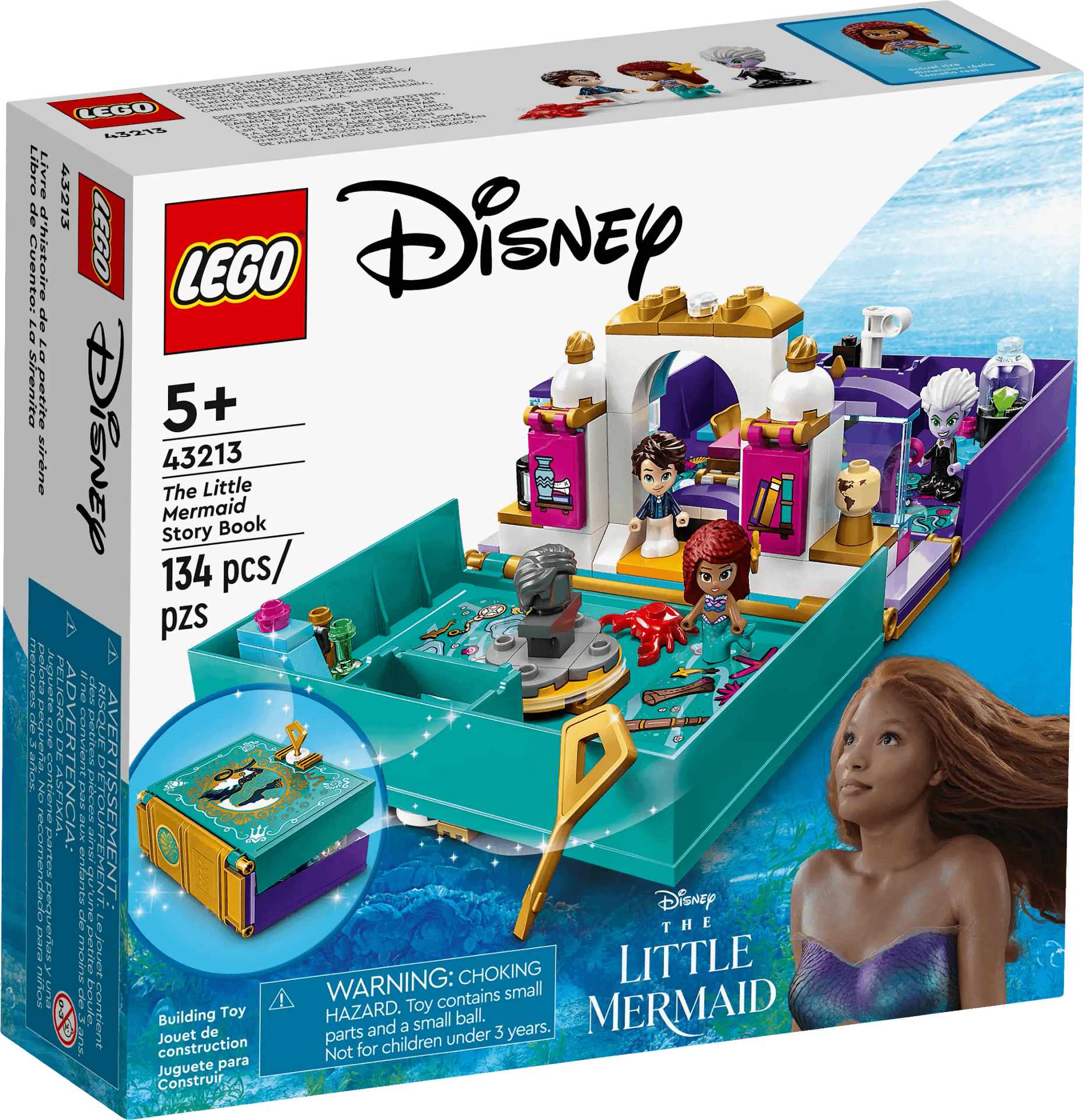LEGO® 43213 The Little Mermaid Story Book - Disney Princess