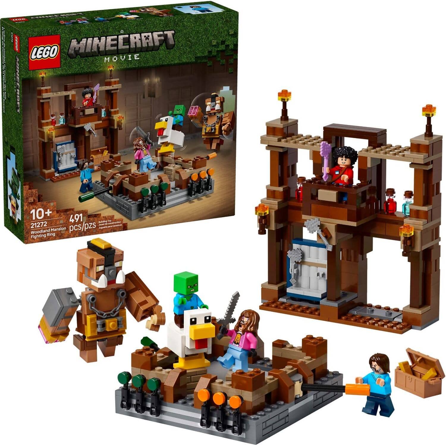 LEGO® 21272 Woodland Mansion Fighting Ring - Minecraft®