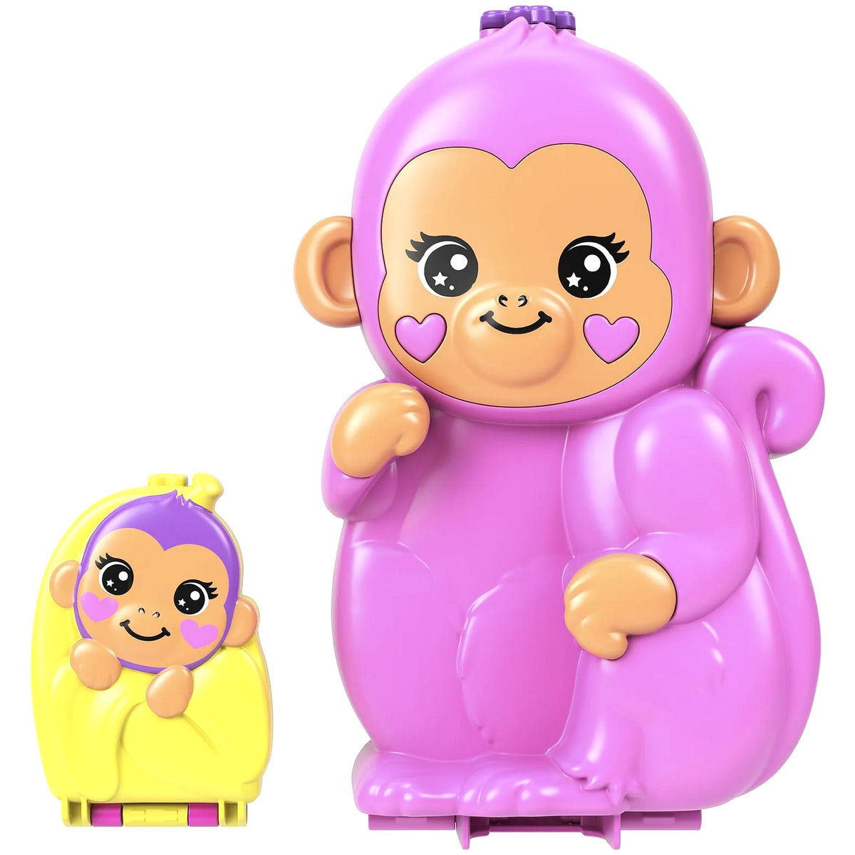 Polly Pocket - Adventures in RIO Momma Monkey & Baby Compact Set - Mattel