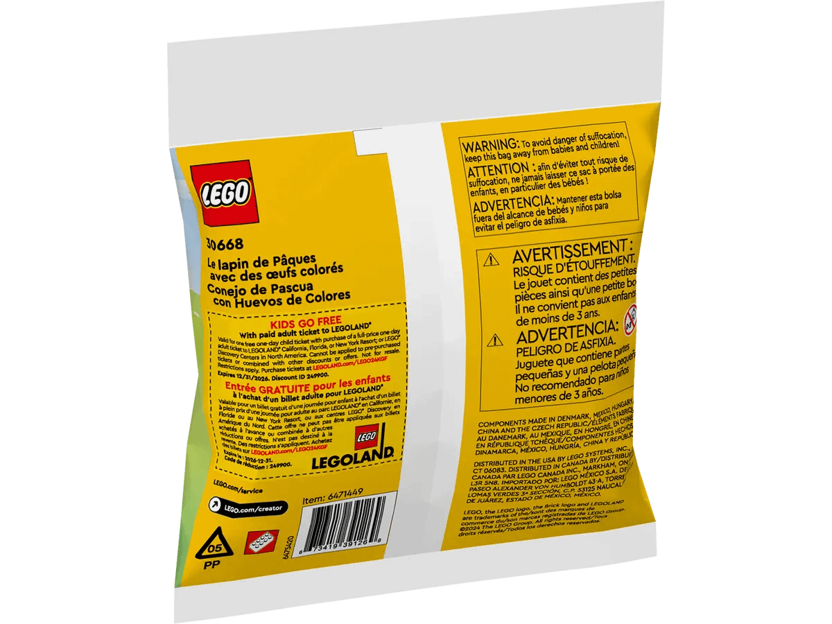 LEGO® 30668 Easter Bunny with Colorful Eggs - Creator