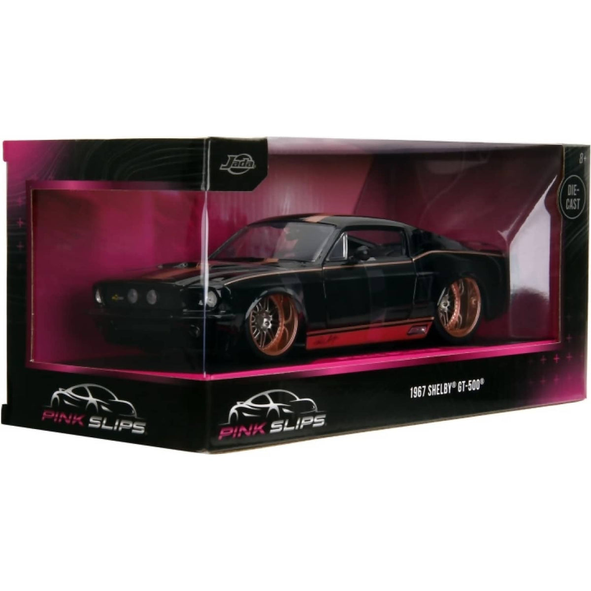 JADA TOYS - PINK SLIPS 1967 FORD MUSTANG SHELBY GT500 1:24 SCALE DIECAST VEHICLE