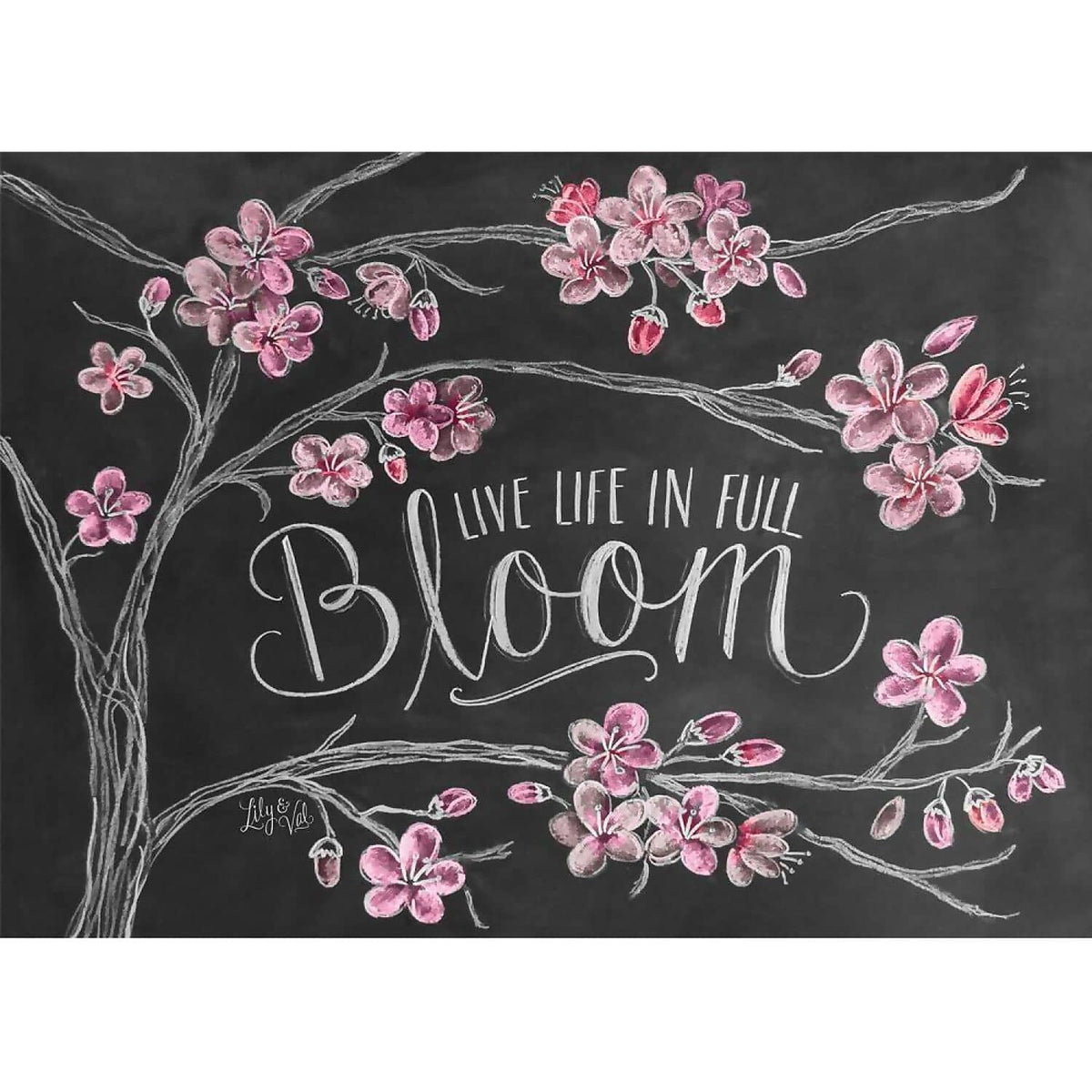 Holdson - Chalk Talk In Full Bloom Jigsaw Puzzle 1000 Pieces