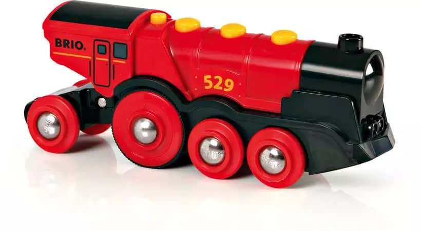 BRIO World - Mighty Red Action Locomotive Train