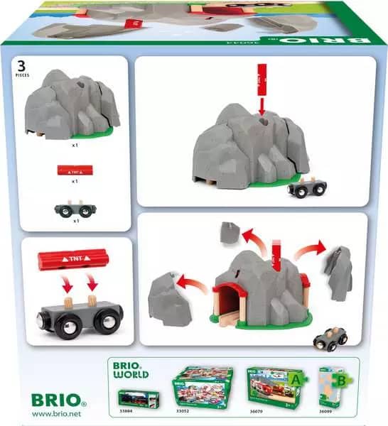 BRIO World - Exploding Tunnel 3pce