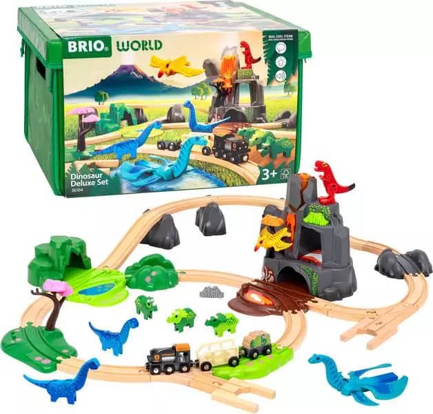 BRIO World - Train Set Dinosaur Deluxe Set 45pce