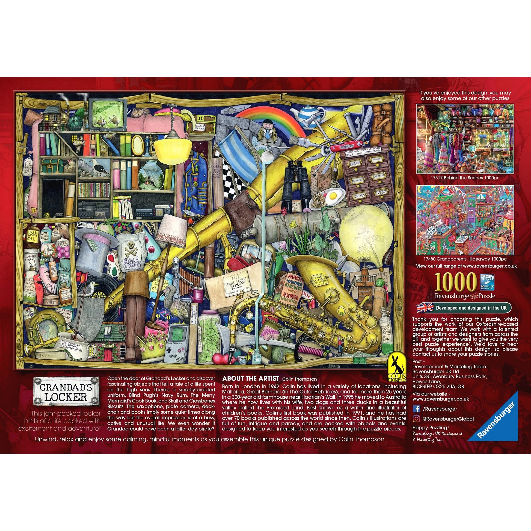 Ravensburger - Grandad’s Locker Jigsaw Puzzle 1000 Pieces