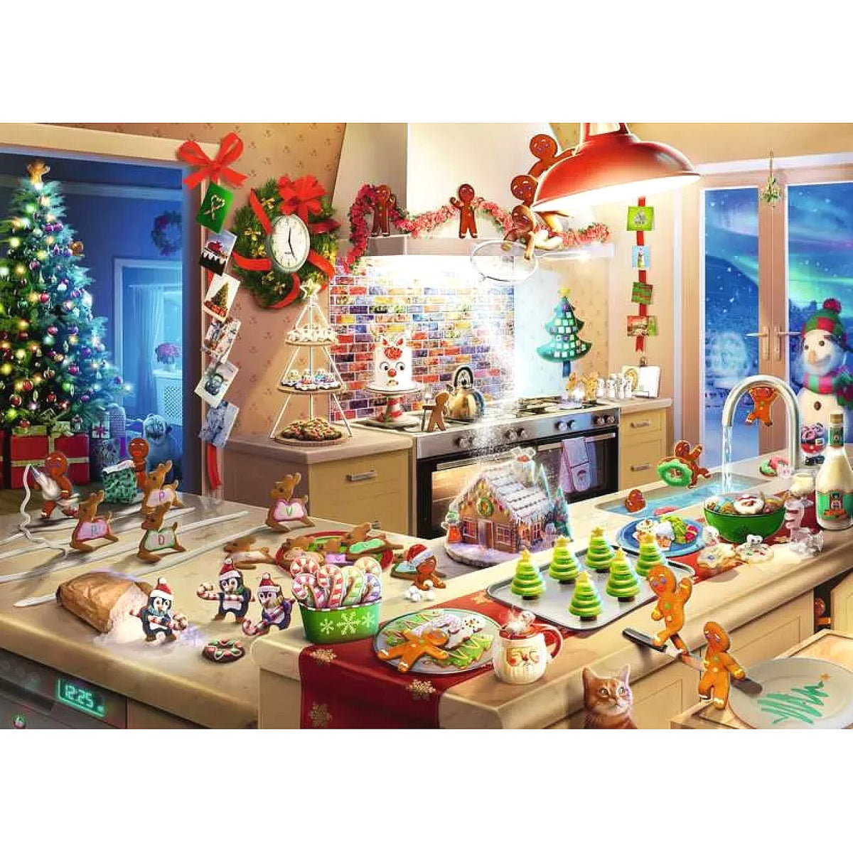 Ravensburger - Merry Mischief Jigsaw Puzzle 1000 Pieces - Xmas
