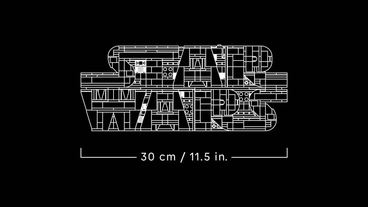 LEGO® 75407 Brick-Built Star Wars™ Logo - Star Wars™