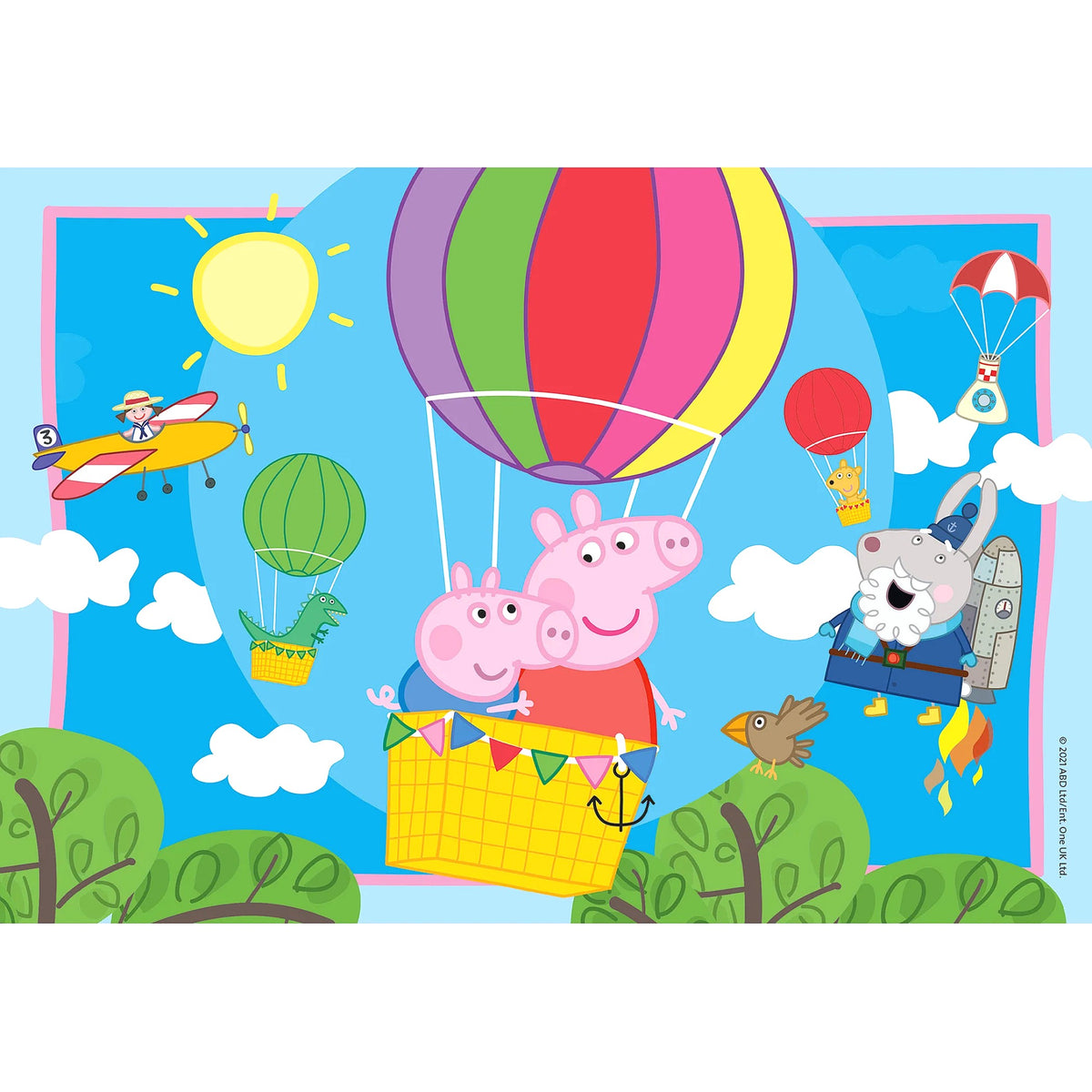 Ravensburger - Peppa Pig Peppa's Adventures Jigsaw Puzzle 2 x 12 Pieces