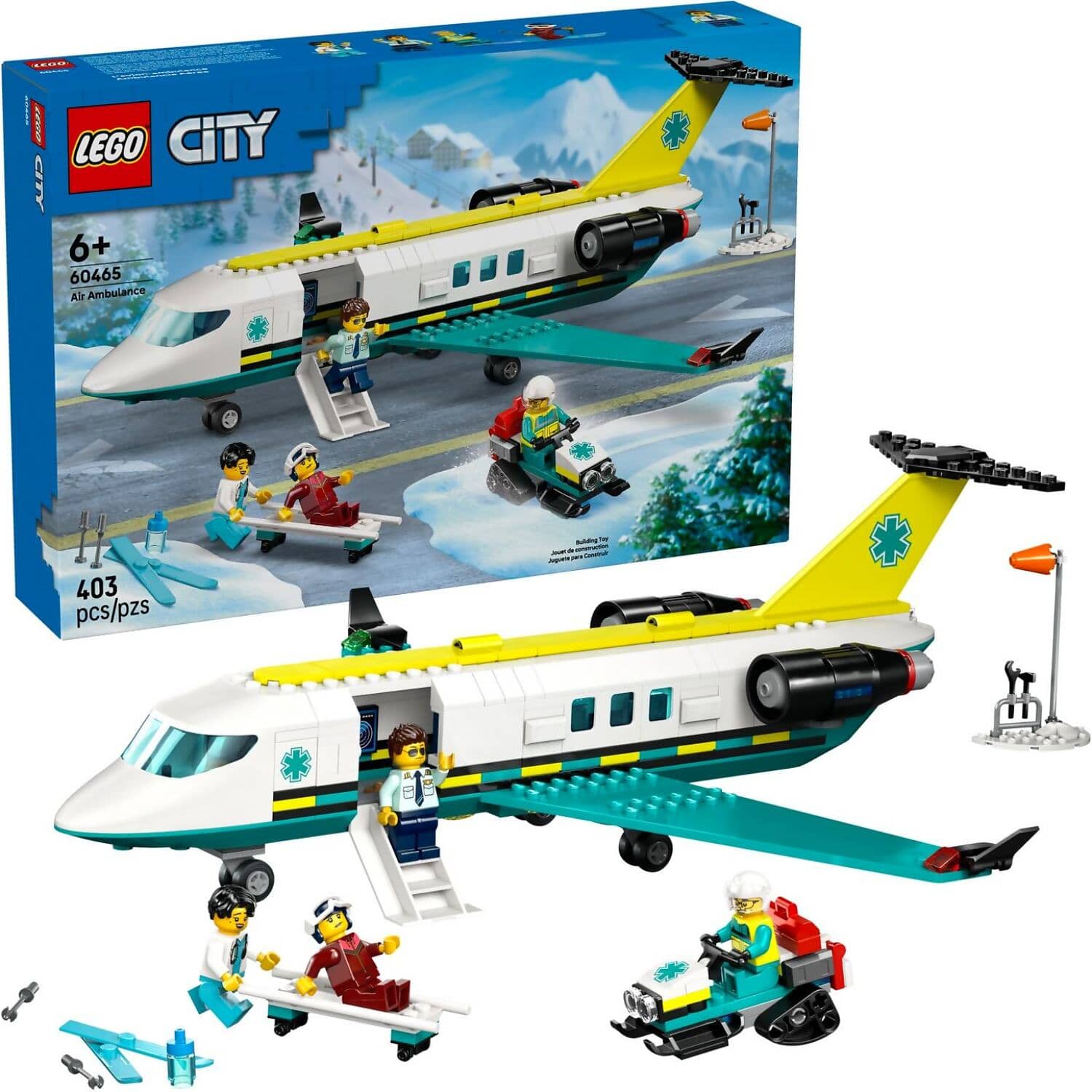 LEGO® 60465 Emergency Air Ambulance Airplane - City