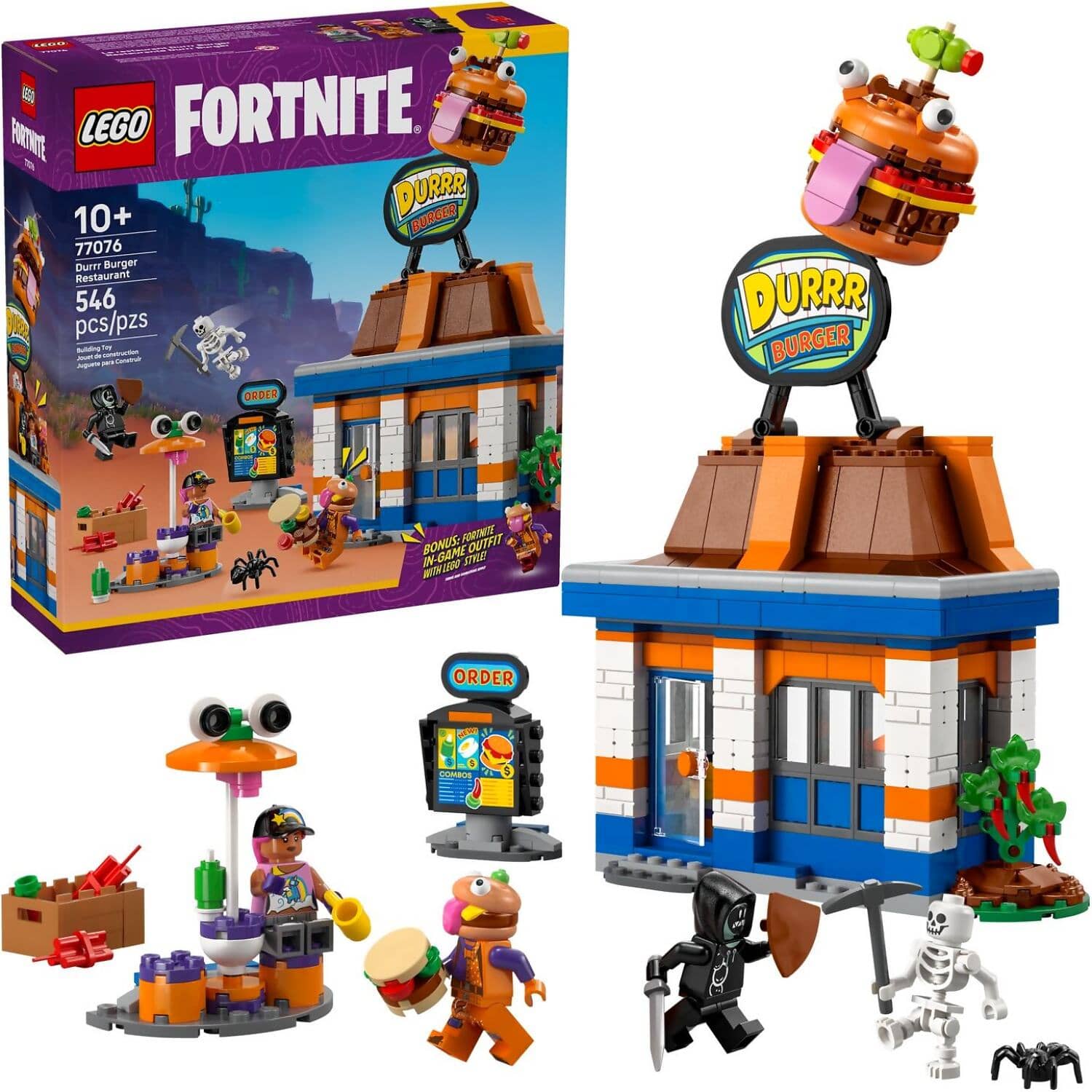 LEGO® 77076 Durrr Burger Restaurant - Fortnite®