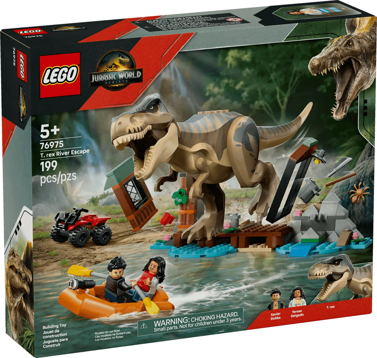 LEGO® 76975 T. rex River Escape - Jurassic World™
