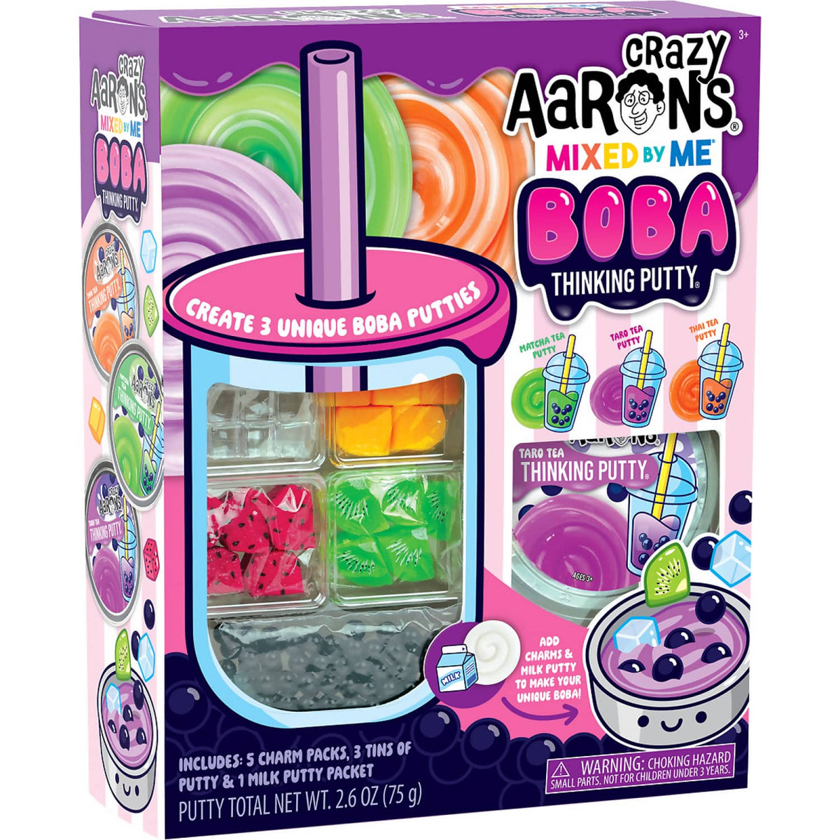 Crazy Aaron's - Mixed By Me Boba Thinking Putty Set