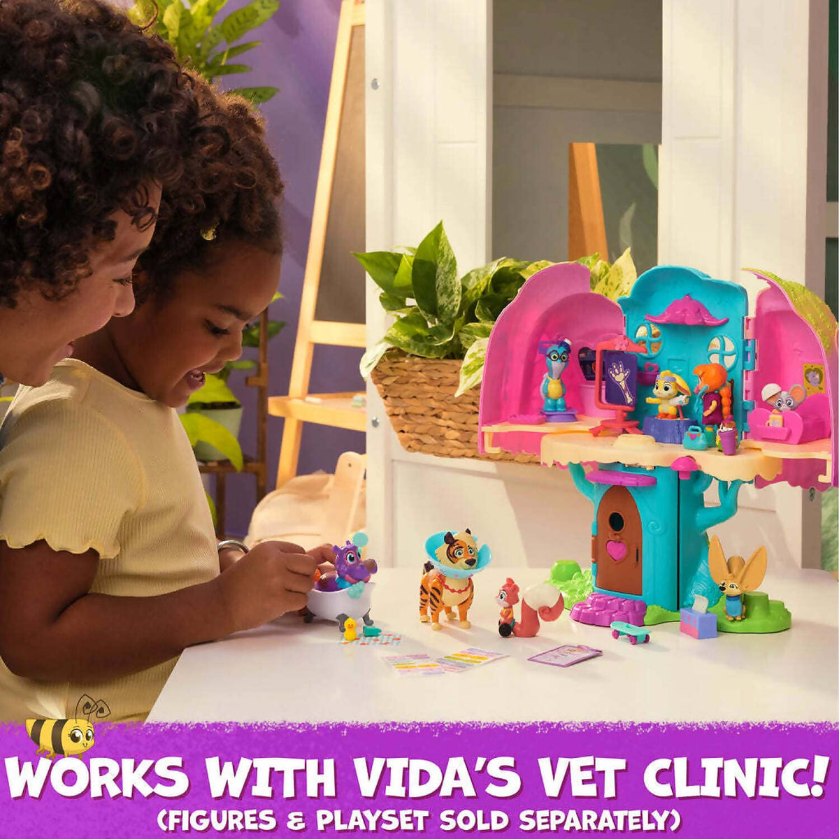 Vida The Vet - Vida & Junos Bubble Bath Pack Animal Playset - Spin Master