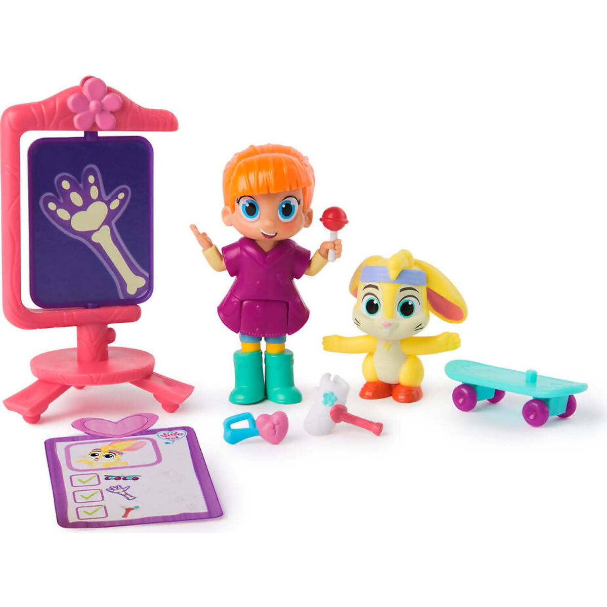 Vida The Vet - Vida & Zig Zag s Cast & Care Playset Pack - Spin Master