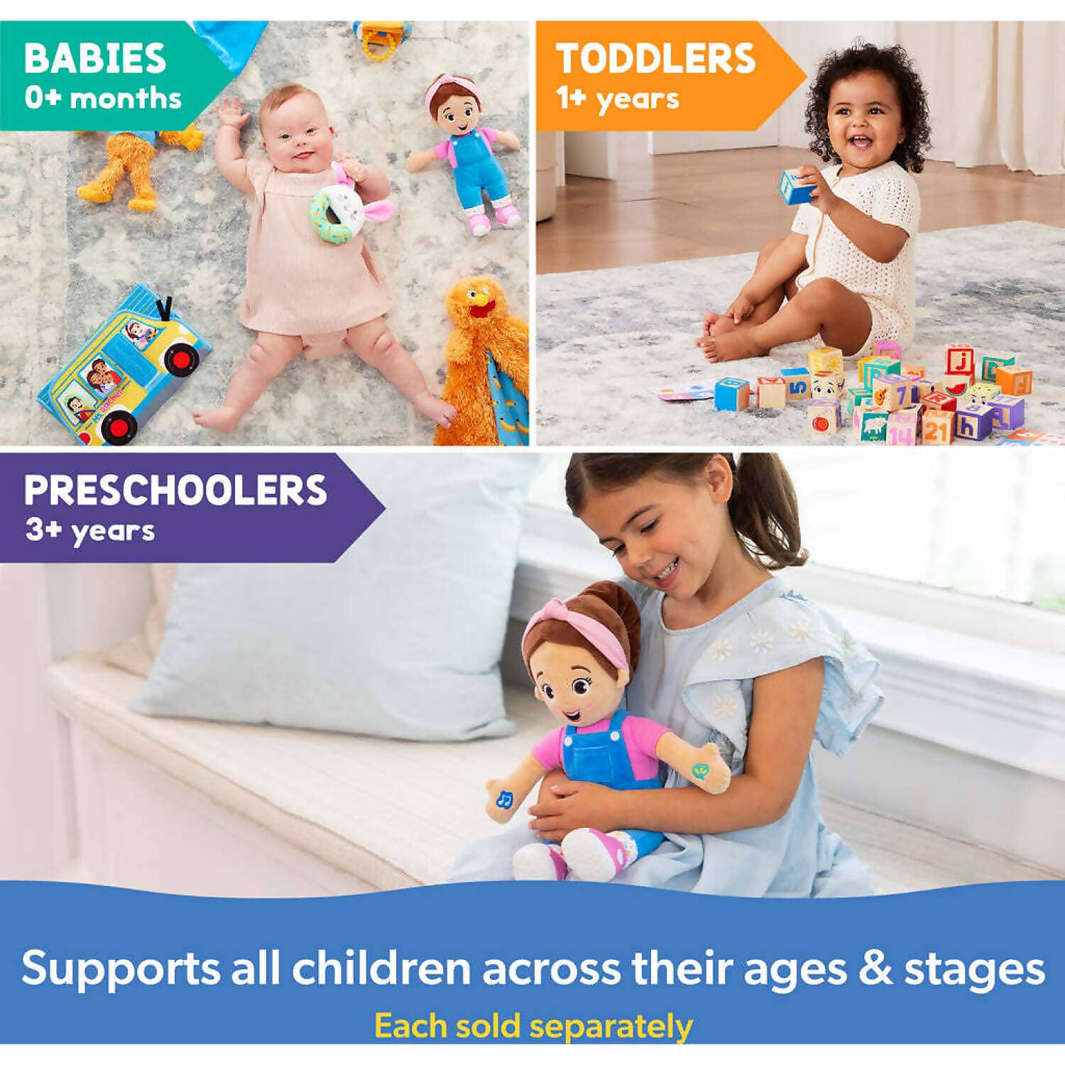 Ms. Rachel - Surprise Learning Box Soft Learning Cube - Spin Master