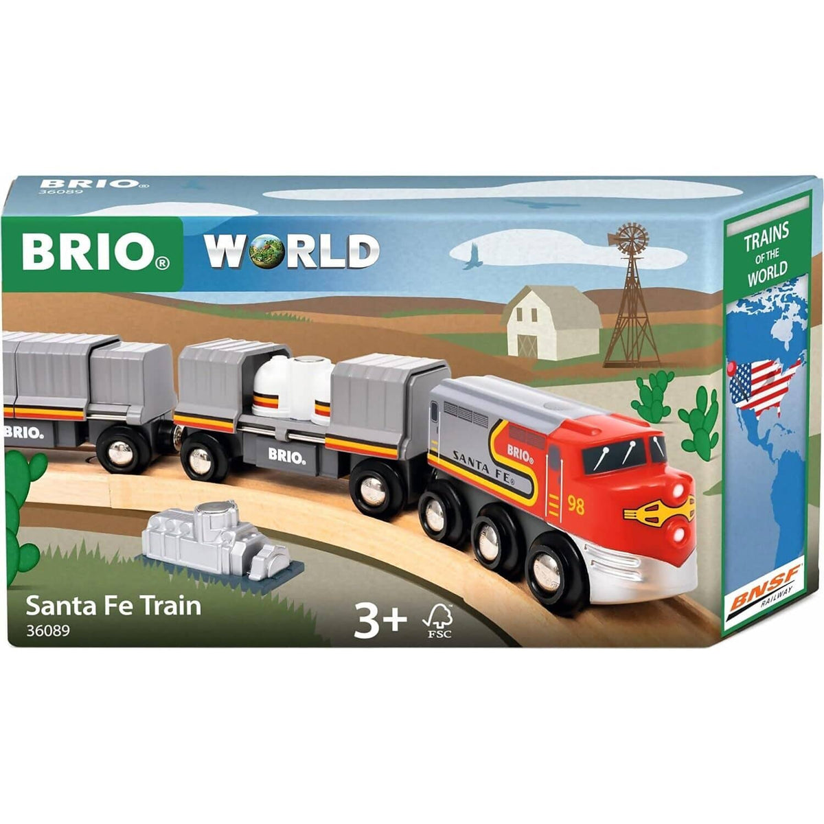 BRIO World - Santa Fe Train Trains of the World