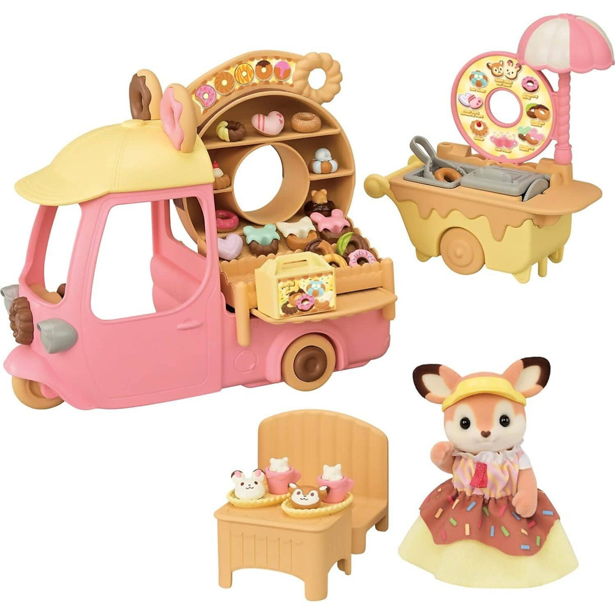 Sylvanian Families - Dip Dip Donuts Wagon Playset