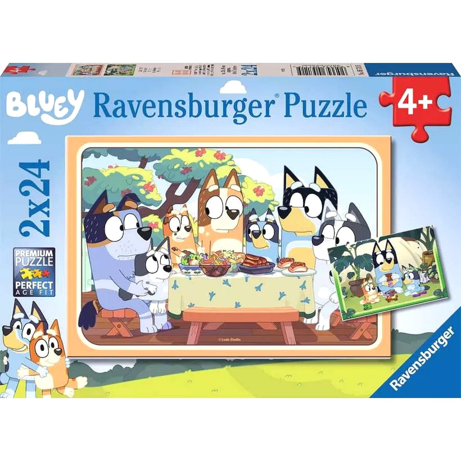 Ravensburger - Bluey Story Game Let's do this! Jigsaw Puzzle 2 X 24pc
