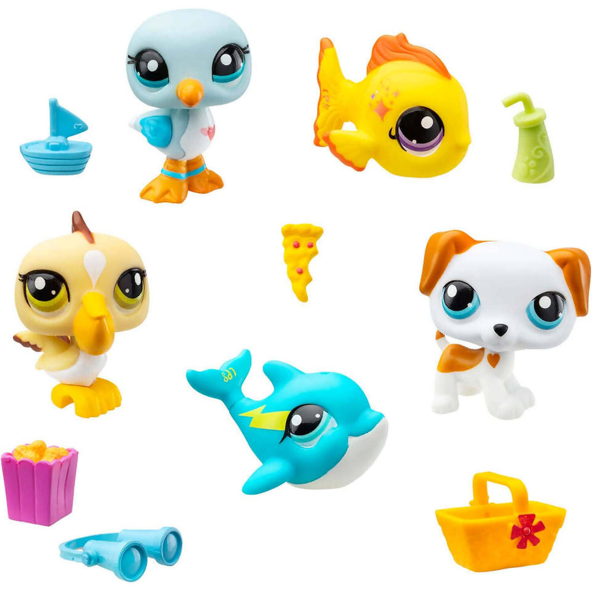Littlest Pet Shop - Beach Besties Collectors Set 5 Pack Series 1