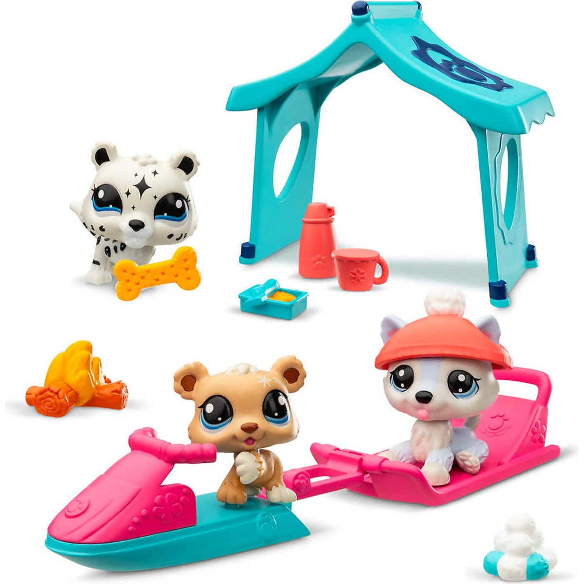 Littlest Pet Shop - Snowy Day 3 Pack Playset