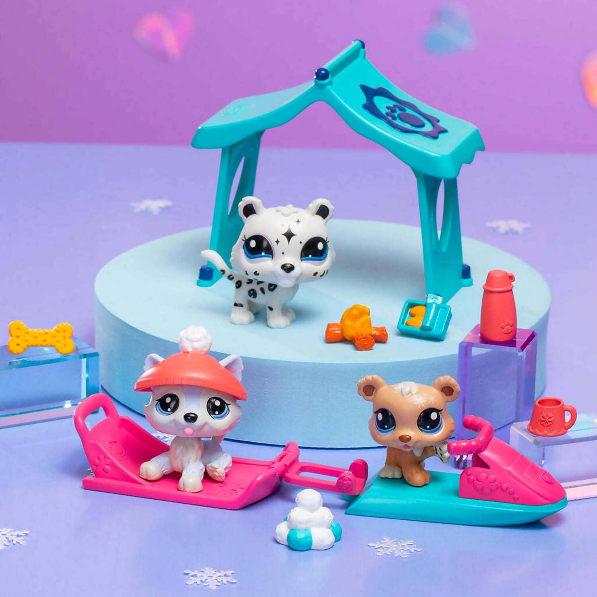 Littlest Pet Shop - Snowy Day 3 Pack Playset