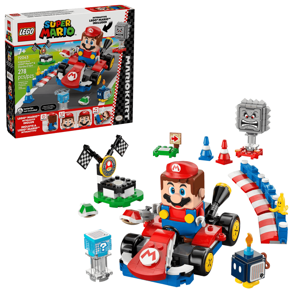 LEGO® 72043 Mario Kart - Interactive LEGO® Mario & Standard Kart - Super Mario™