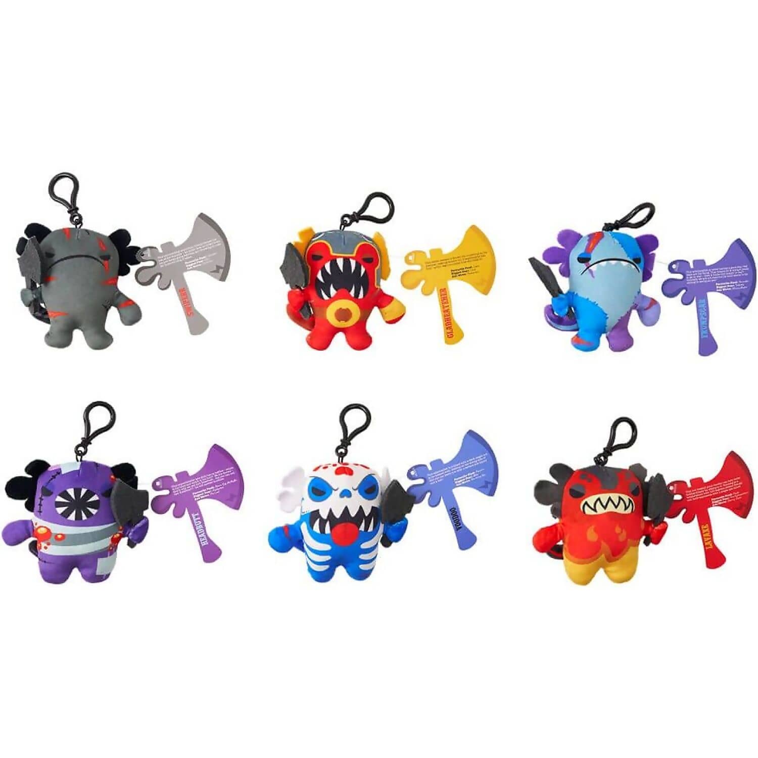 Kreepy Collectibles - Series 1 Edition Axe-Alotls Mystery Blind Bag Surprise Plush - 10cm Plush Clip-On - Jasnor