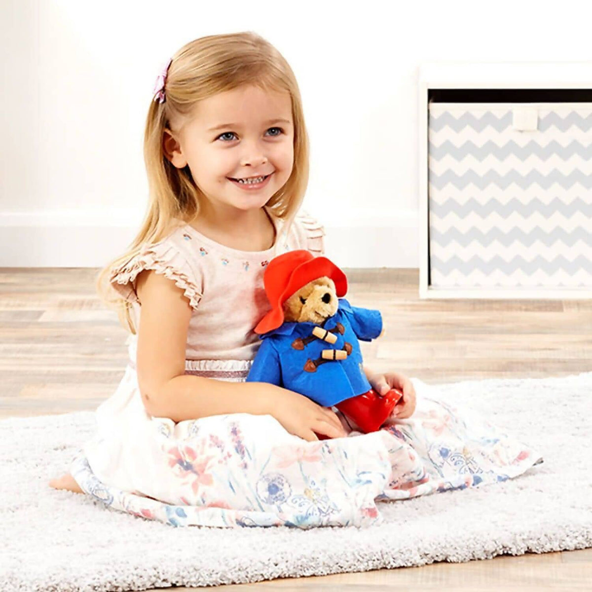 Paddington Bear - Paddington with Boots and Blue Coat - Medium 22cm Plush - Jasnor