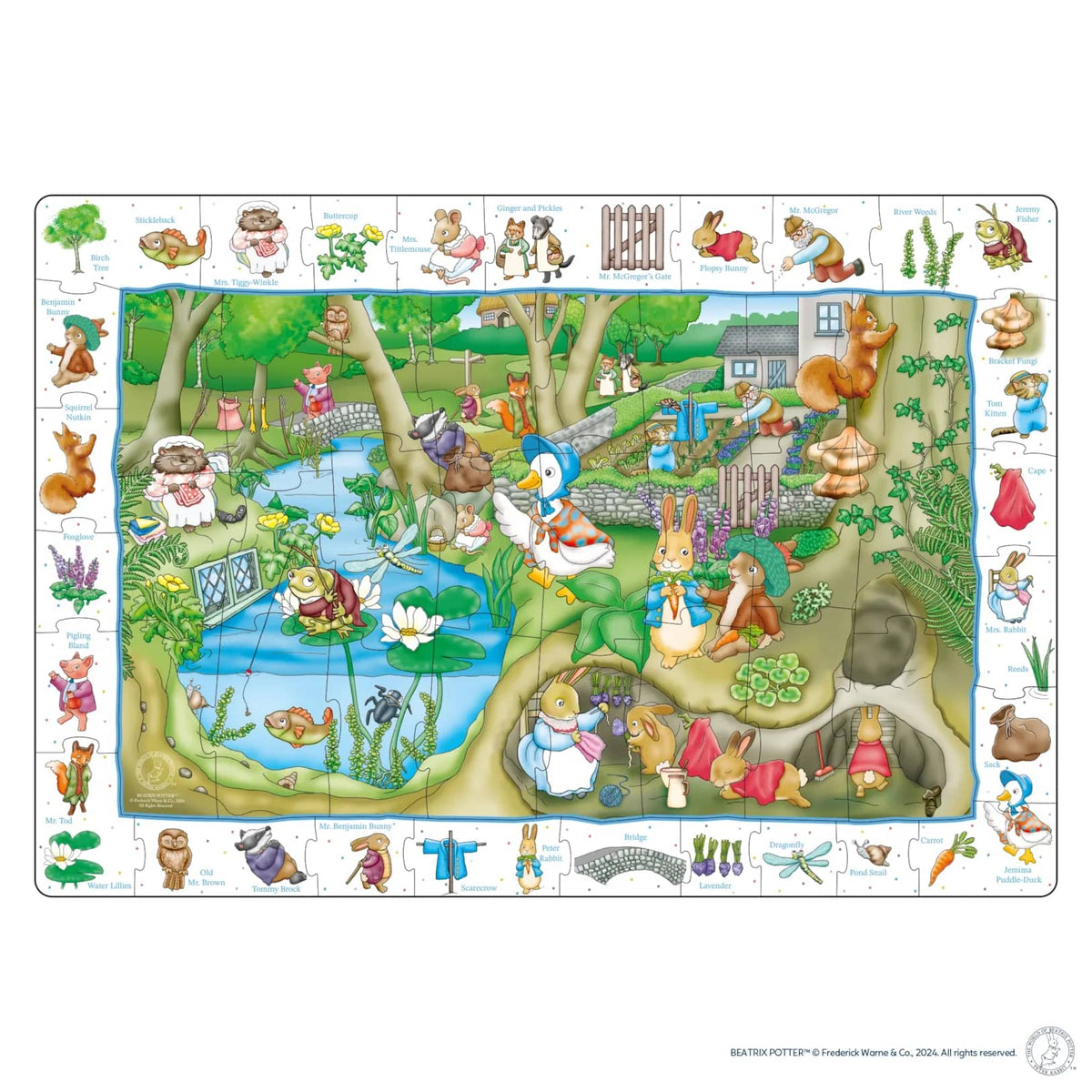 Orchard Toys - Peter Rabbit The World of Peter Rabbit jigsaw puzzle 50 Pieces