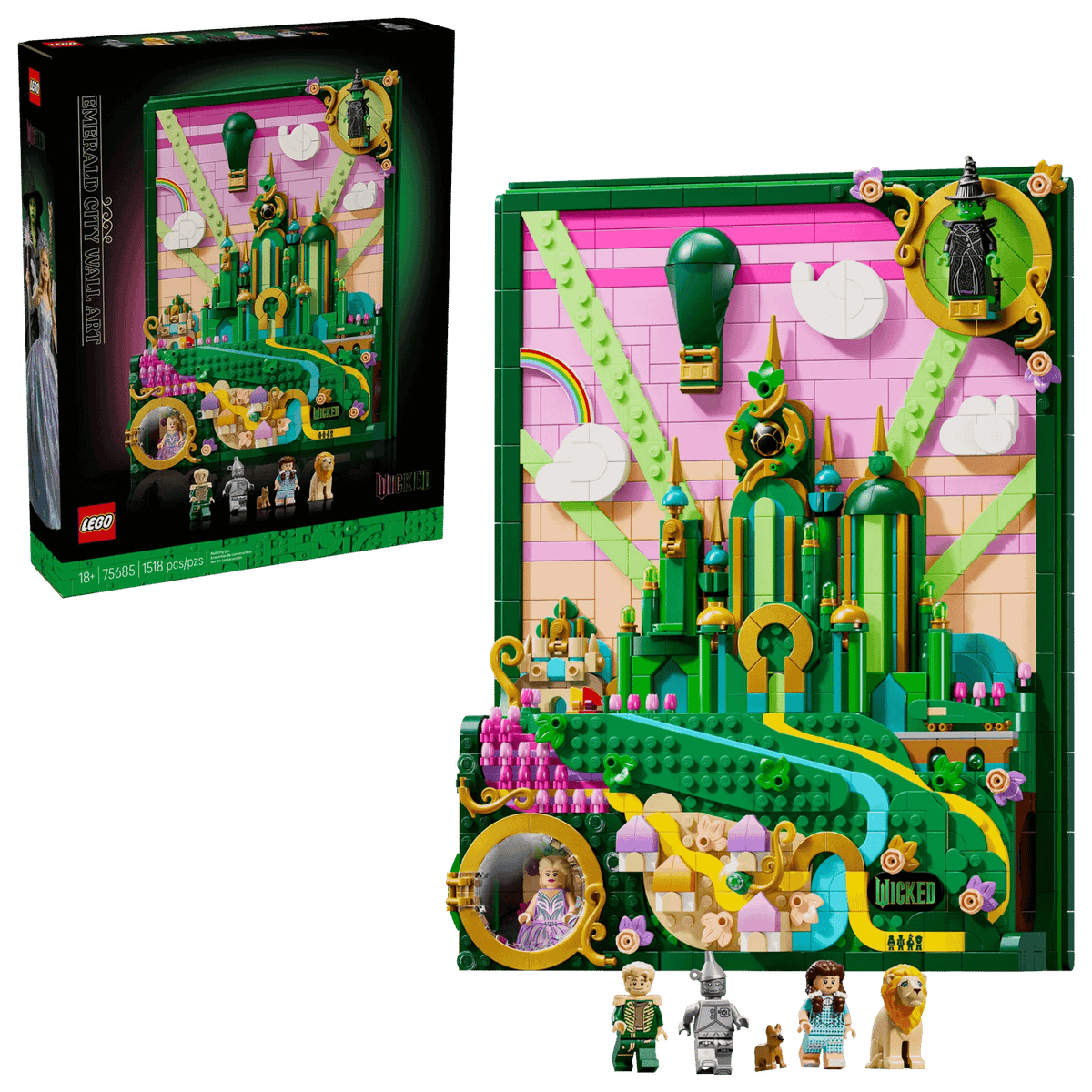 LEGO® 75685 Emerald City Wall Art - Wicked