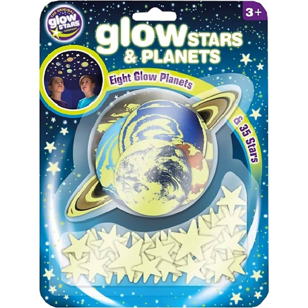 Brainstorm Toys - The Original Glowstars Company Glow in The Dark - Stars & Planets