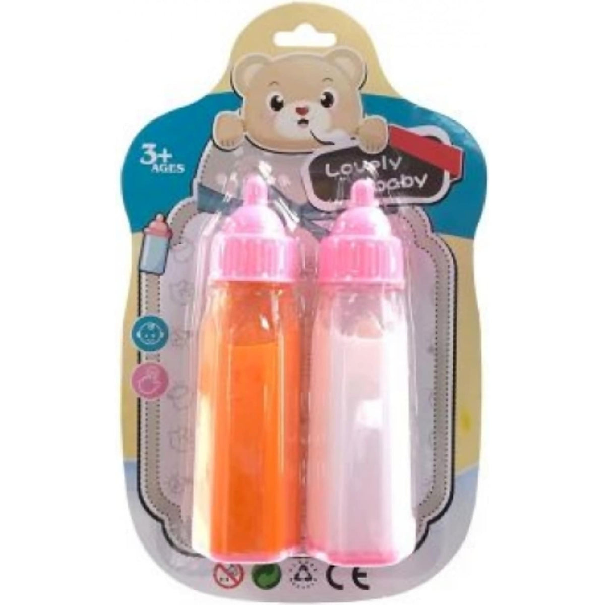 Lovely Baby - Milk & Juice Drink Bottles 2 Pack - All Brands