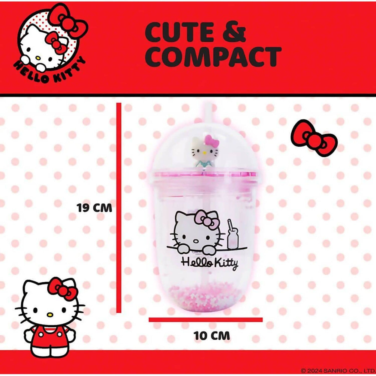 Hello Kitty - and Friends - Hello Kitty Boba Cup 350ml - Jasnor