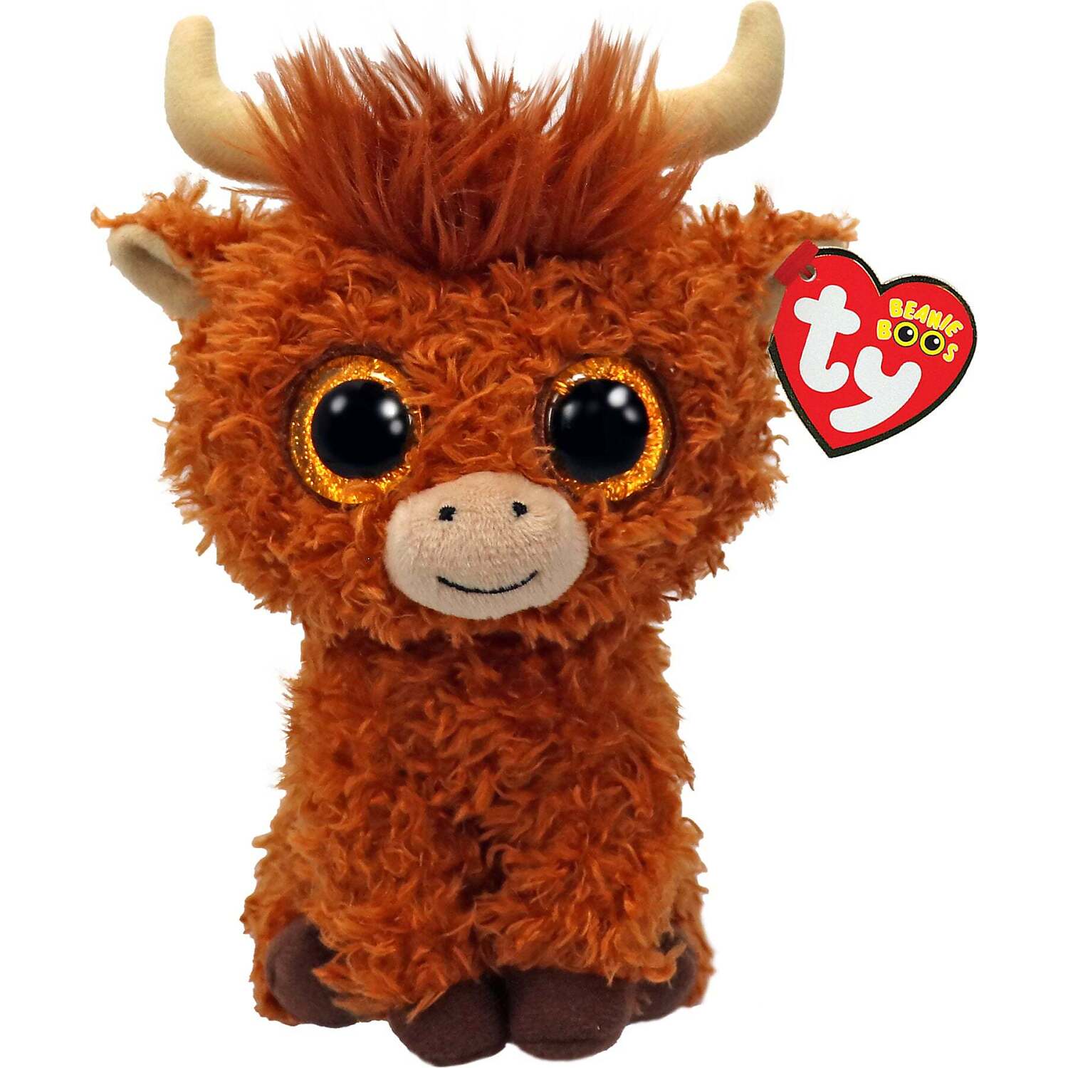 Ty - Beanie Boos - Alfie Highland Cow Small 15cm Plush
