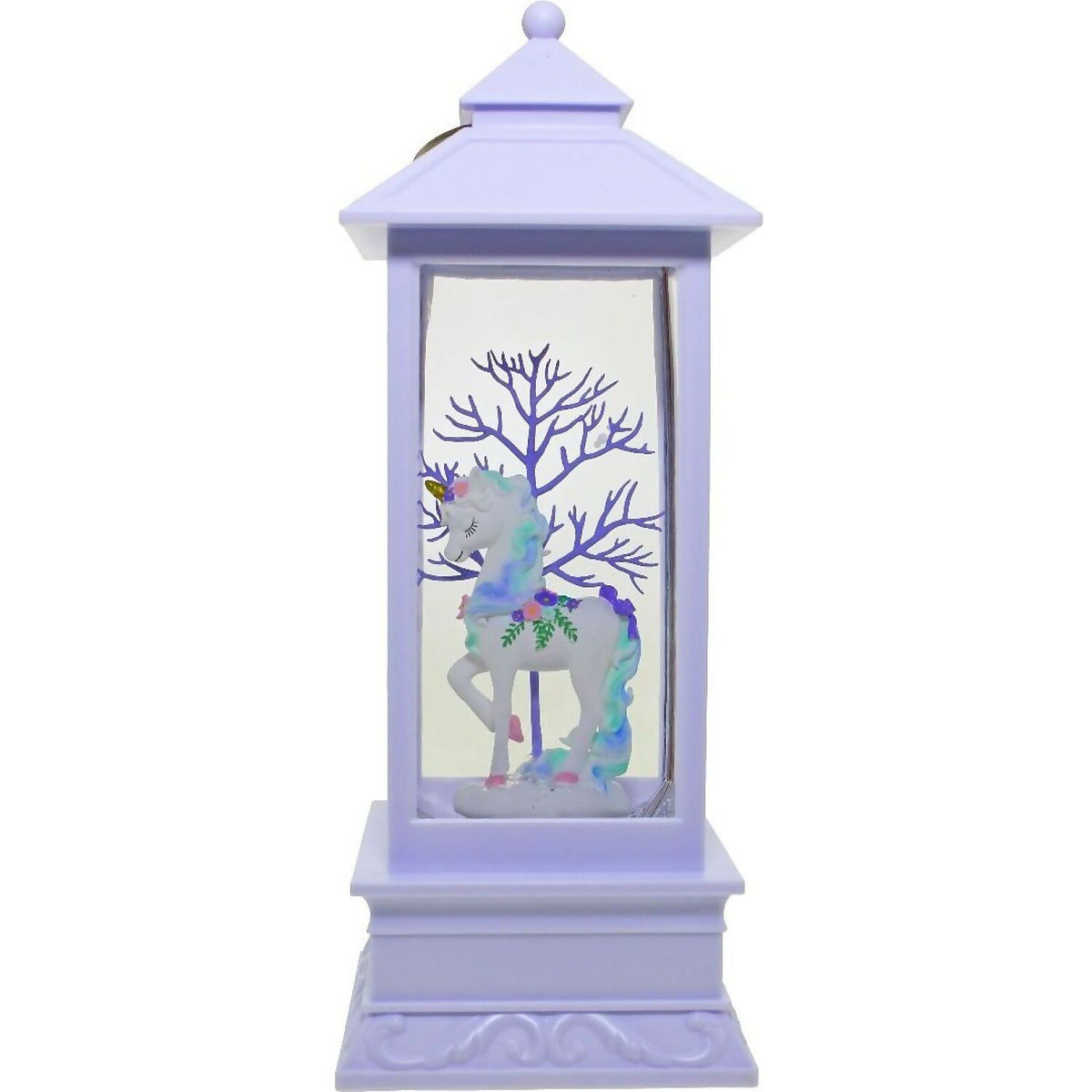 Cotton Candy - White Lantern Unicorn Purple Tree