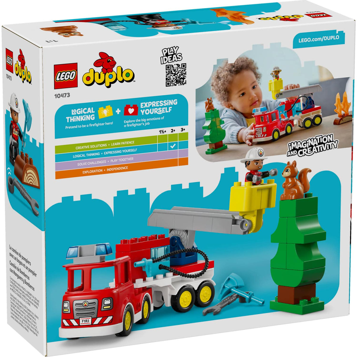 LEGO® 10473 Fire Truck with Hose and Firefighter - DUPLO®