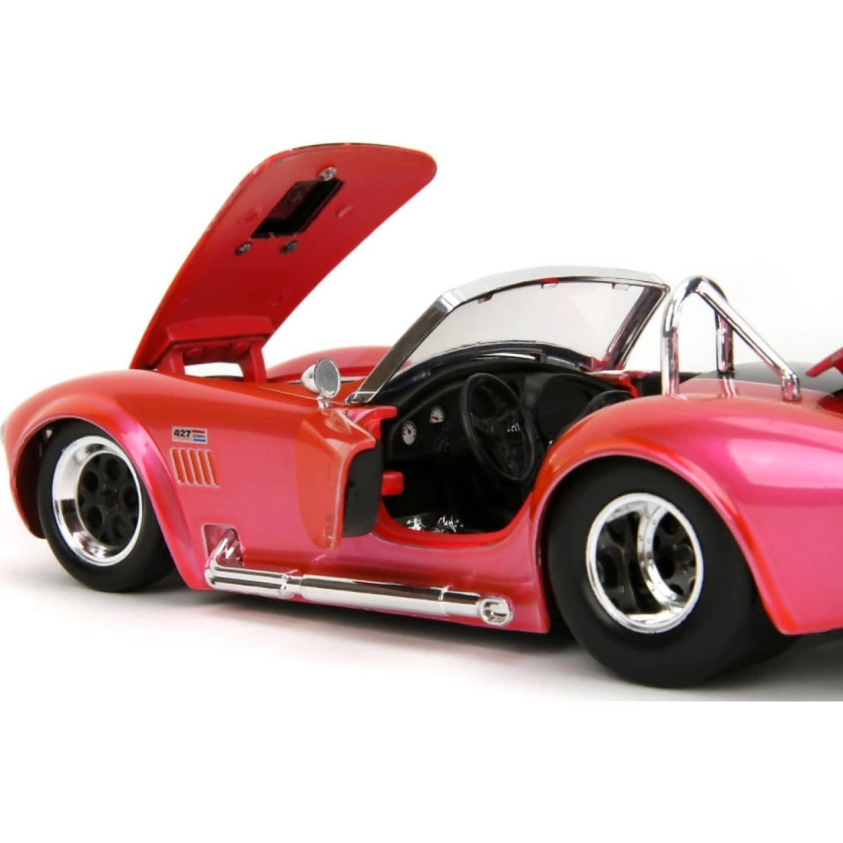 JADA TOYS - PINK SLIPS 1965 SHELBY COBRA 427 S/C 1:24 SCALE DIECAST VEHICLE
